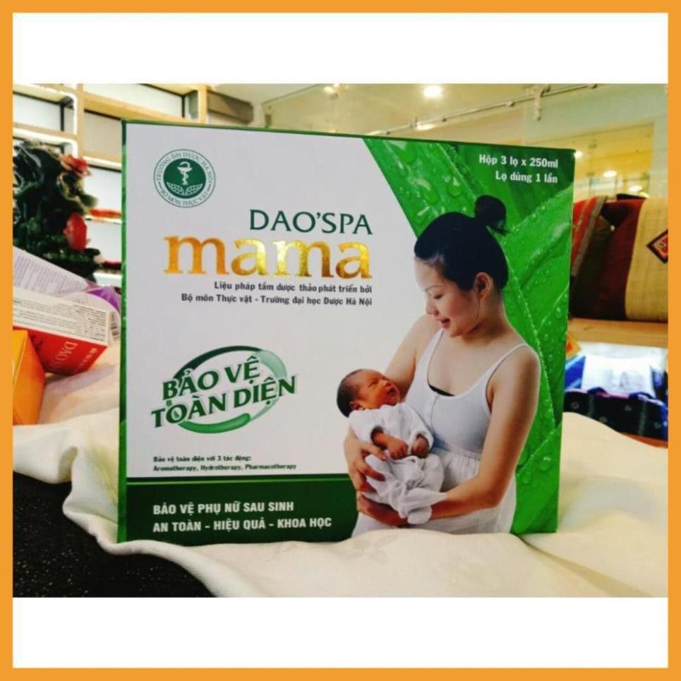 gg3 Nước tắm sau sinh của người Dao Đỏ - Dao'spa Mama (Hộp 3 lọ 250ml) date 07/2022 (ĐẠI LÝ CẤP 1)