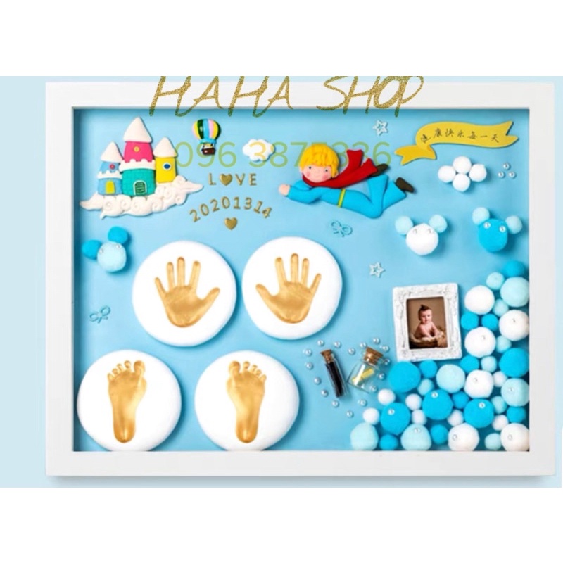 Khung in dấu tay chân cho bé