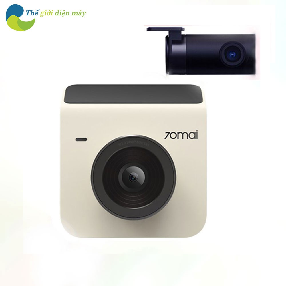 [Bản quốc tế] Camera hành trình ô tô Xiaomi 70mai Dash Cam A400 + Rear Cam - Bảo hành 1 tháng - Shop Thế Giới Điện Máy