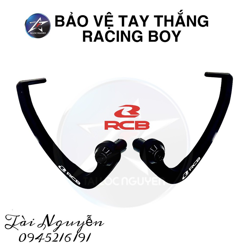 BẢO VỆ TAY THẮNG RACING BOY ĐEN CHÍNH HÃNG