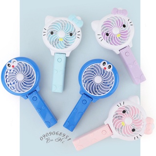 Quạt sạc mini cầm tay doremon