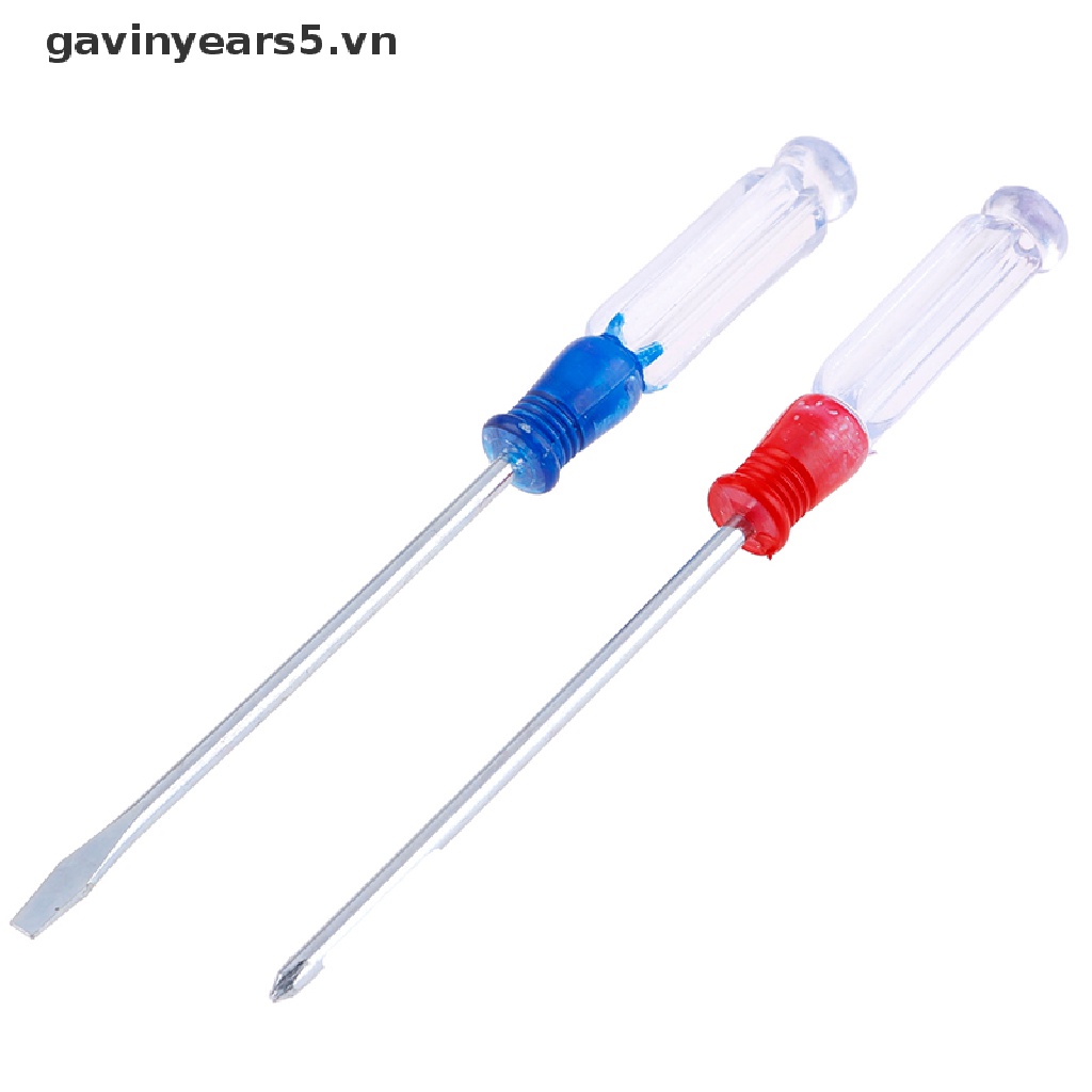 Bộ 5 Tua Vít Đầu Dẹt / Lưỡi Chéo Sửa Chữa Nhà Cửa Tiện Dụng