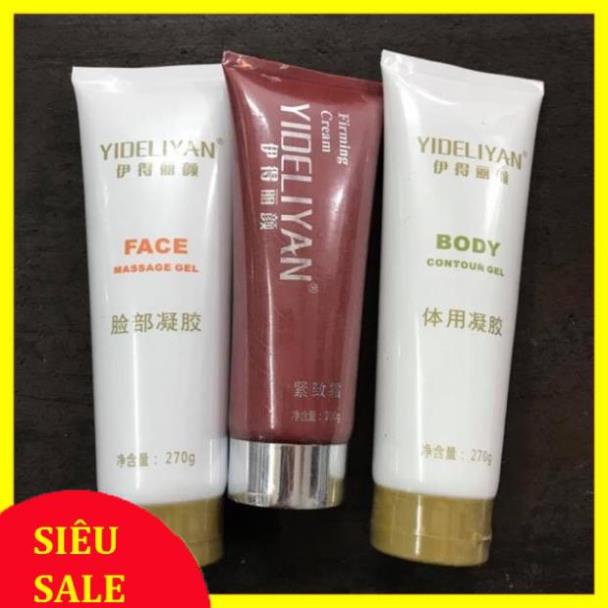 Bộ 3 kem điêu khắc (body + face + firming)