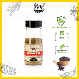 Tiêu Đen Xay Vipep Nhiều Size (50gr - 100gr - 250gr)