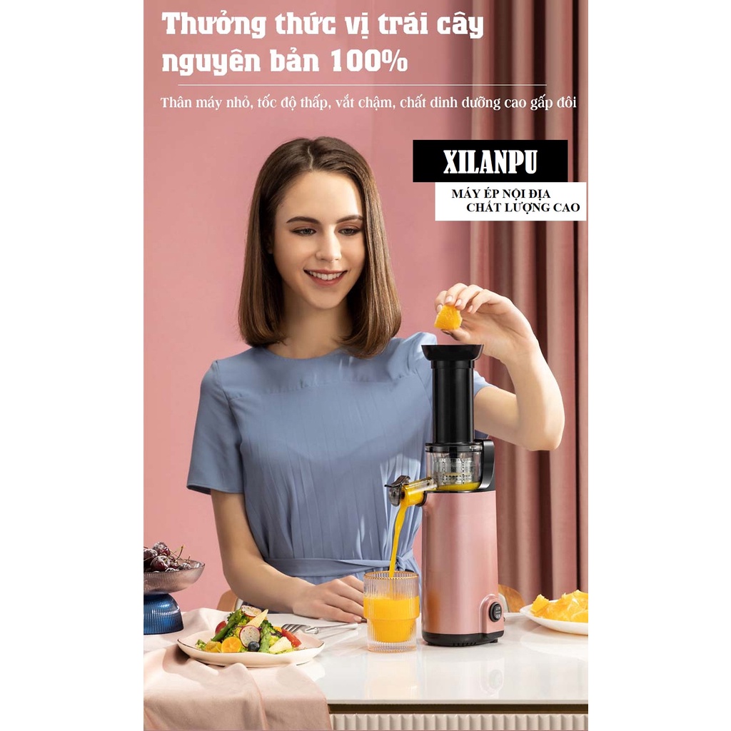 Máy Ép Chậm XILANPU Hàng Nội Địa Chất Lượng Cao - Bảo Hành Chính Hãng 6 Tháng - Có Sỉ Toàn Quốc
