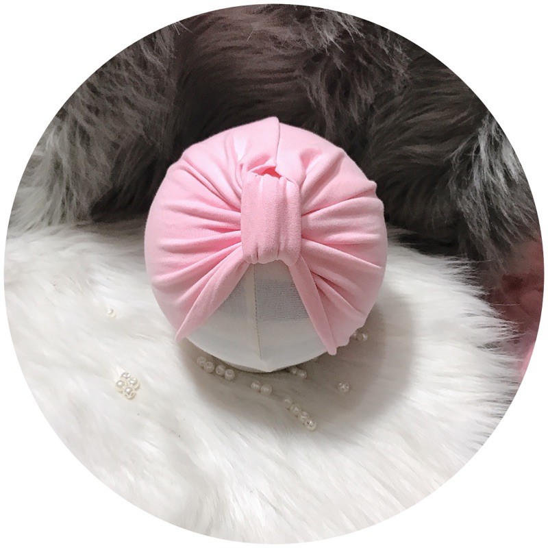 nón turban hồng mẫu núm trơn( 5-10kg)