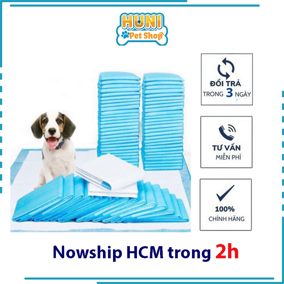 [01 MIẾNG] Tả lót chó mèo lót chuồng ĐỦ SIZE SML tã thú cưng siêu thấm hút - Huni petshop