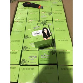 Dầu gội là đen hộp 10 gói - chính hãng
