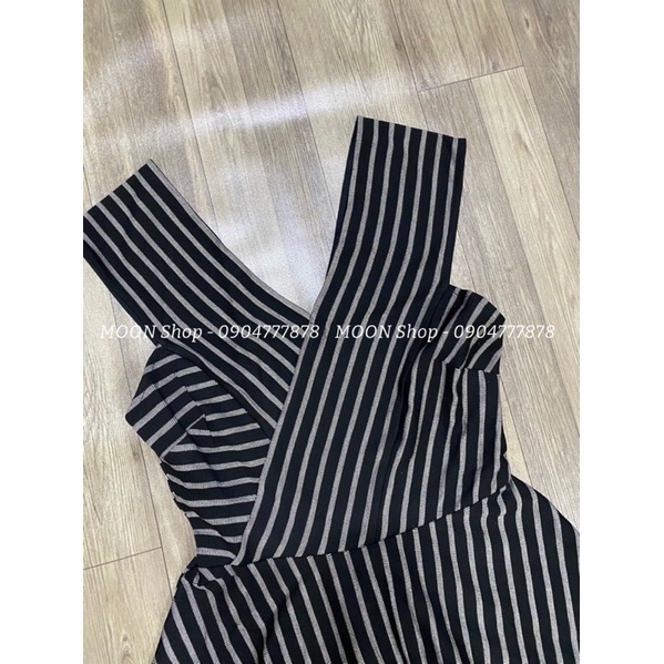 T180322-Áo ba lỗ BCBG kẻ