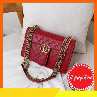 Túi đeo chéo nữ vân da in chìm đẳng cấp size 25cm