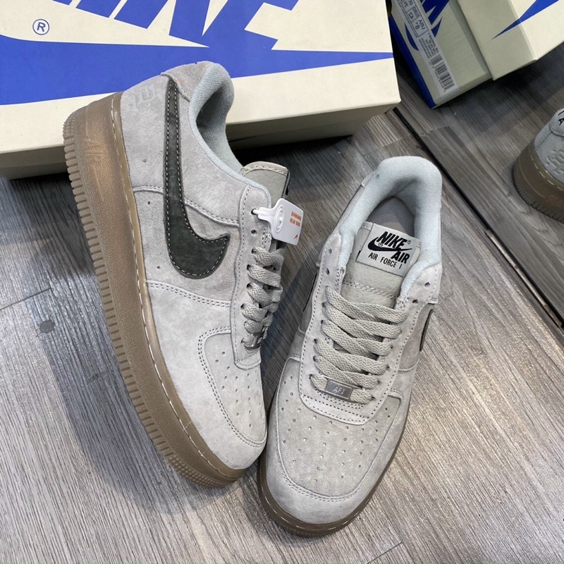 GIÀY AF1 LOW GREY ON SKIN XÁM DA PHẤN LAI AU