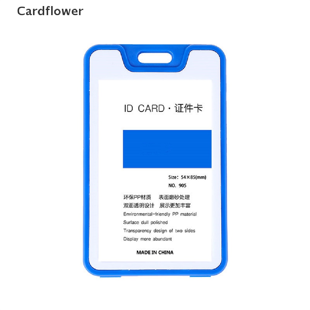 1 Bao Đựng Thẻ ID / Xe Buýt Hai Mặt Trong Suốt