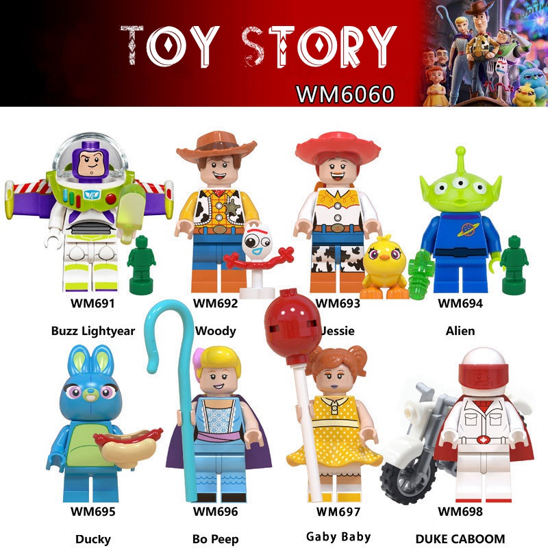Bộ Đồ Chơi Xếp Hình Nhân Vật Hoạt Hình Toy Story 4