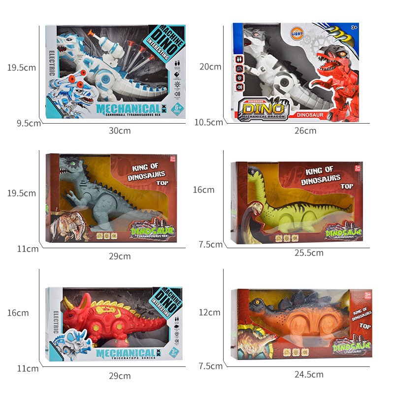 Đồ Chơi Khủng long bạo chúa T rex bắn tên cỡ lớn chạy pin có đèn