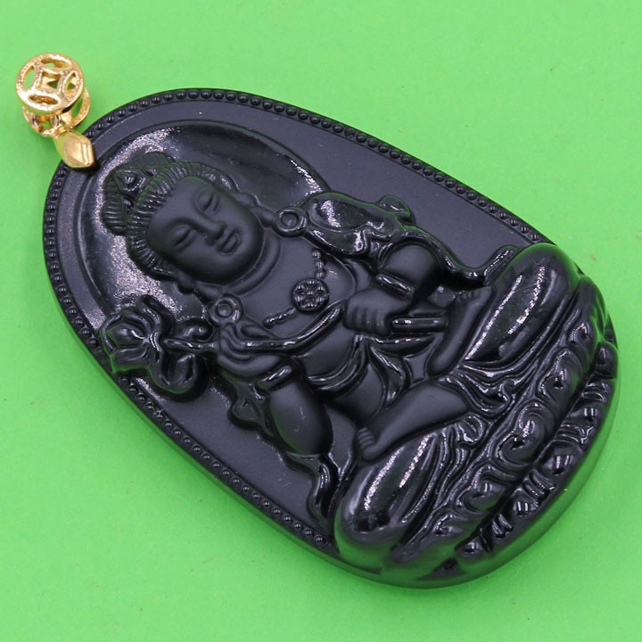Mặt Phật Đại Thế Chí Bồ Tát đen 6 cm size XXL