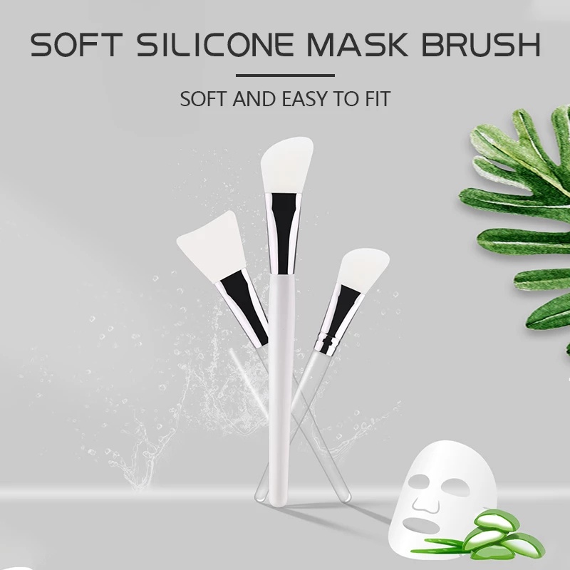 [Hàng mới về] Cọ silicone dùng đắp mặt nạ chuyên nghiệp tiện dụng