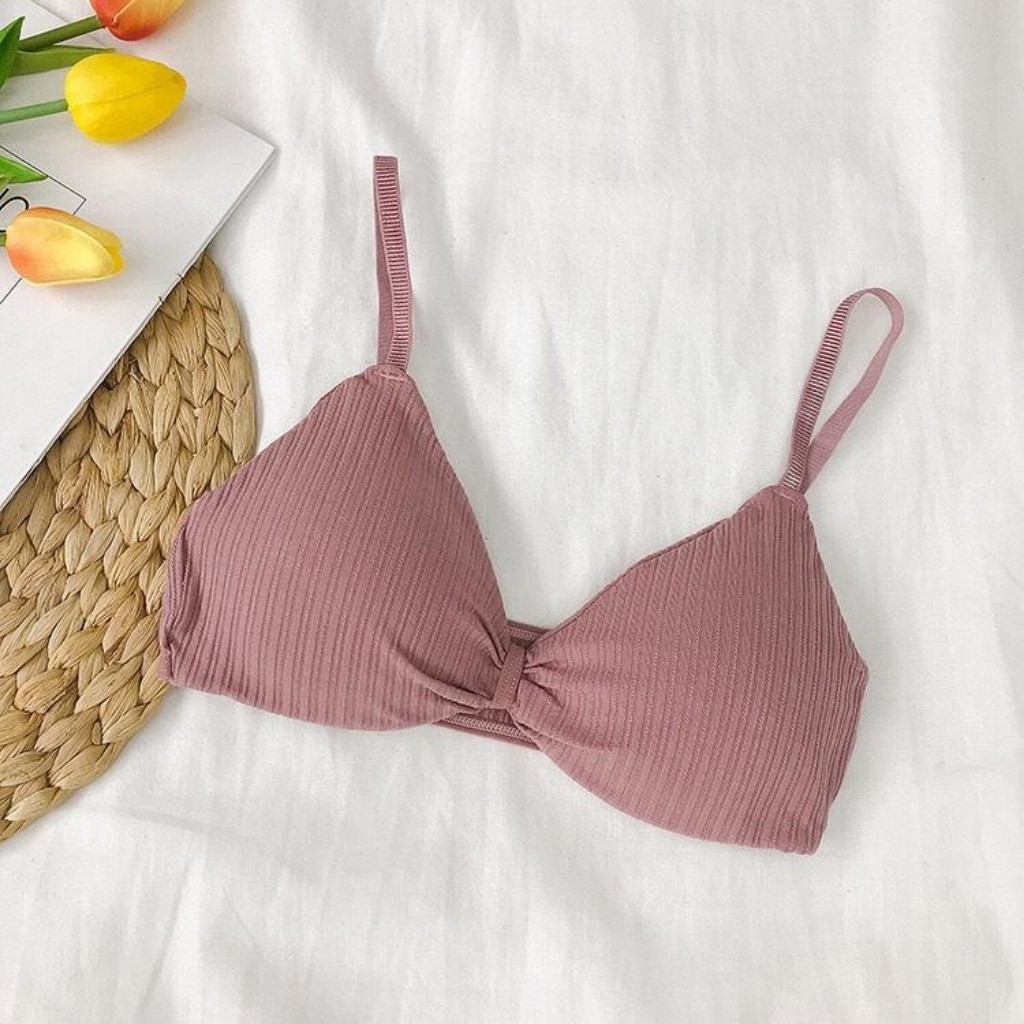 ❤️FREESHIP❤️Áo Bra Cotton Nơ Siêu Xinh