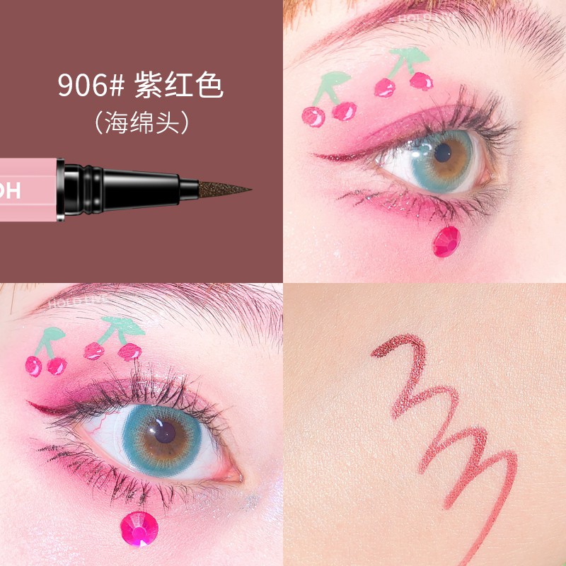 Pink Coco Bút kẻ mắt dạ Hold Live nét mảnh chống thấm nước lâu trôi nhiều màu tùy chọn