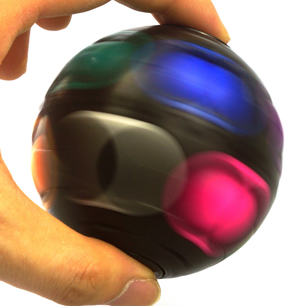 {Quà tặng khẩu tran}Rubik Biến Thể Magic Ball Rotating Bearing Rainbow Ball Brain Power Finger Football - Đồ Chơi trẻ em