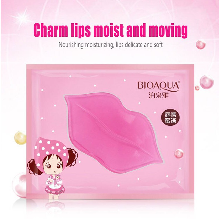 (hàng Mới Về) Mặt Nạ Môi Collagen Bioaqua | BigBuy360 - bigbuy360.vn
