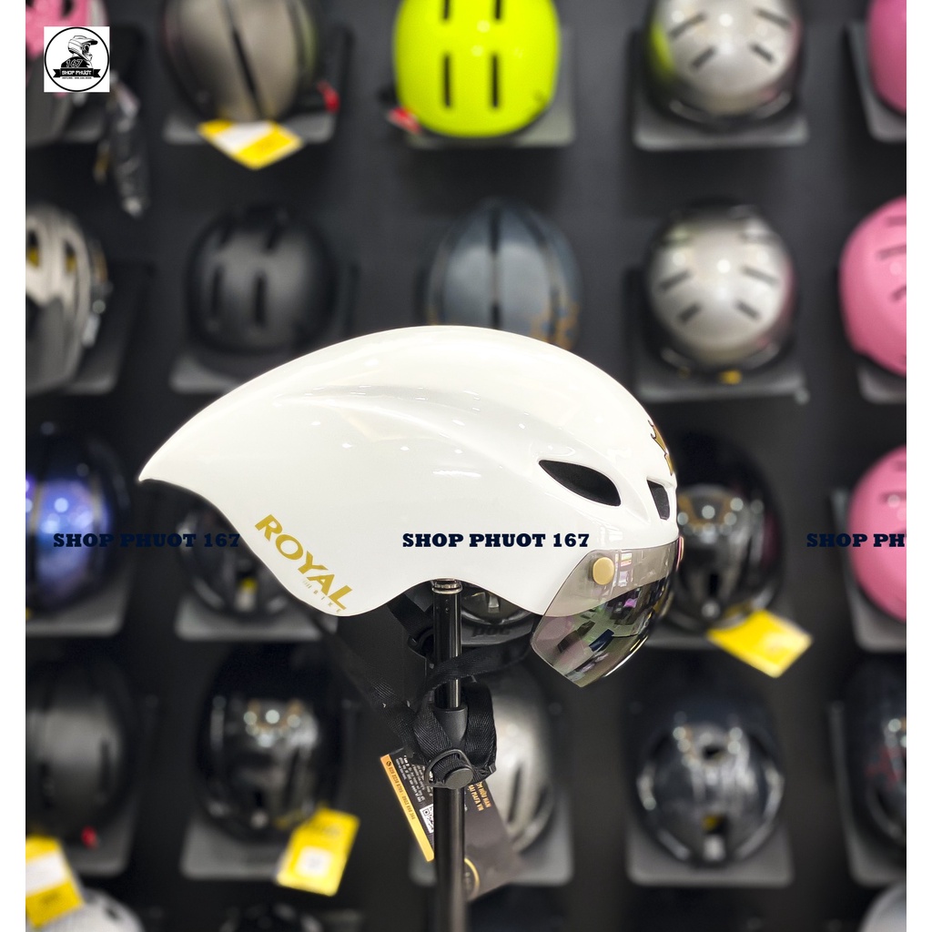 NÓN THỂ THAO ROYAL MD16 CHÍNH HÃNG CÓ KÈM KÍNH MỚI NHẤT 2022