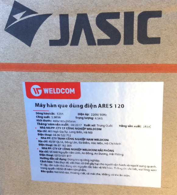 Máy hàn Jasic Ares120 Weldcom