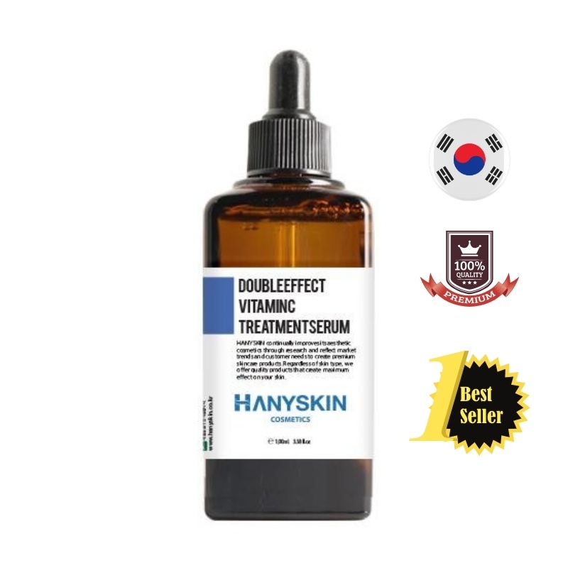 Serum Vitamin C HanySkin Hàn Quốc, Double Effect Vitamin C Treatment Serum 100ml