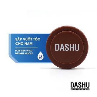 Clay Wax vuốt tóc DASHU Korea nâu mini 15ml