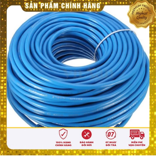Cáp Mạng Bấm Sẵn 2 Đầu 25m, 30m, 35m, 40m bấm sẵn 2 đầu UTP CAT5E HX