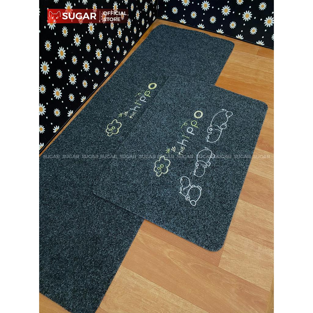 THẢM BẾP - THẢM LAU CHÂN CAO CẤP CHỐNG TRƯỢT AN TOÀN - HOA VĂN THÊU HIỆN ĐẠI