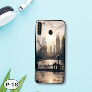 Ốp lưng kính Samsung A21- hình 3D
