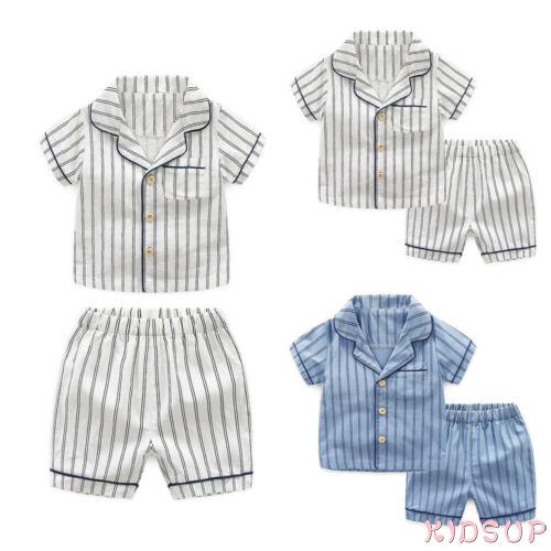 Bộ đồ ngủ tay ngắn vải cotton thiết kế dễ thương thời trang cao cấp cho bé