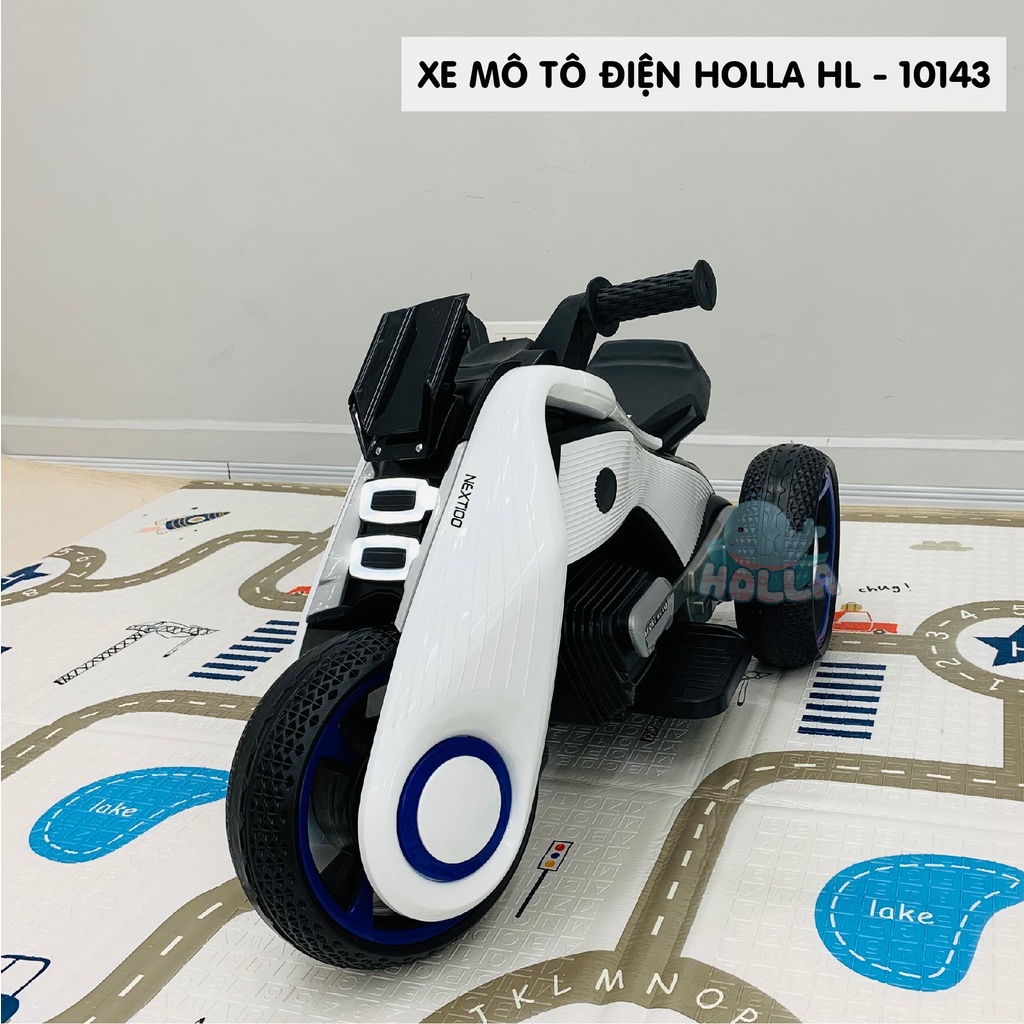 Xe máy điện Moto địa hình Holla HL-10143 | Xe máy điện trẻ em - Đồ chơi vận động ngoài trời cho bé