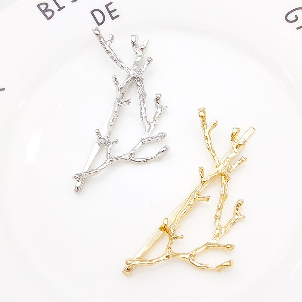 Kẹp Tóc Hợp Kim Hình Cành Cây Thanh Lịch Cho Nữ