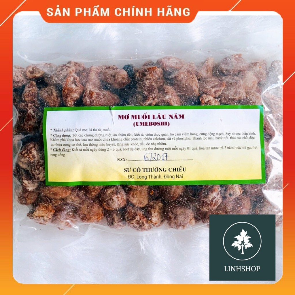 Mơ Muối Lâu Năm Hữu Cơ Tự Nhiên Thường Chiếu (500g)