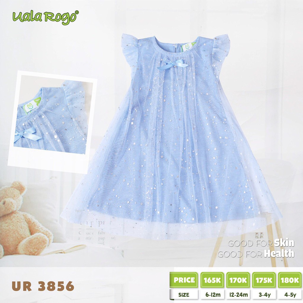 [CHÍNH HÃNG] Váy cánh tiên cotton bé gái UR3856 Uala Rogo