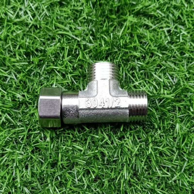 T cầu inox 304 , Van T chia nước bồn cầu