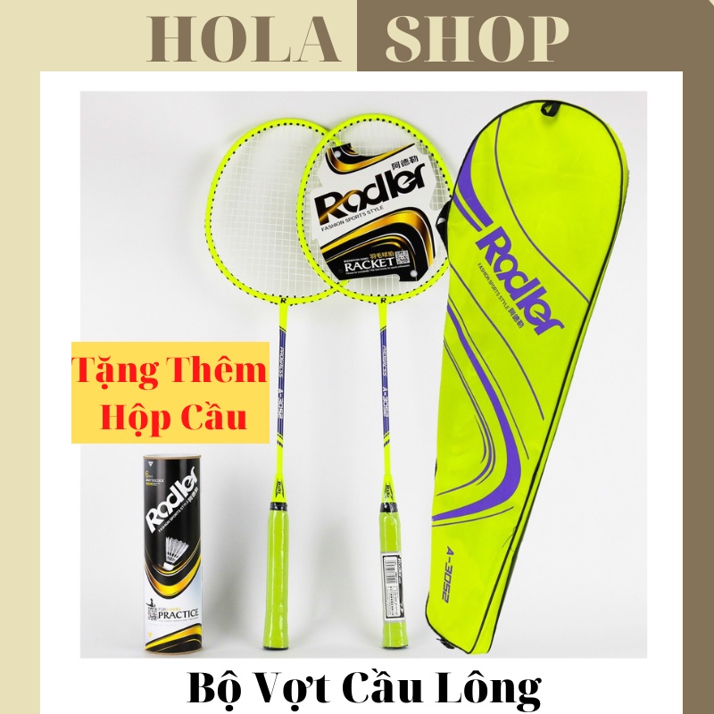 Vợt Cầu Lông Rodler HỢP KIM NHÔM Tặng Kèm Hộp 6 Quả Cầu  - HÀNG CHẤT LƯỢNG CAO 100% Khung Carbon Siêu Bền , Đẹp (Đ14)