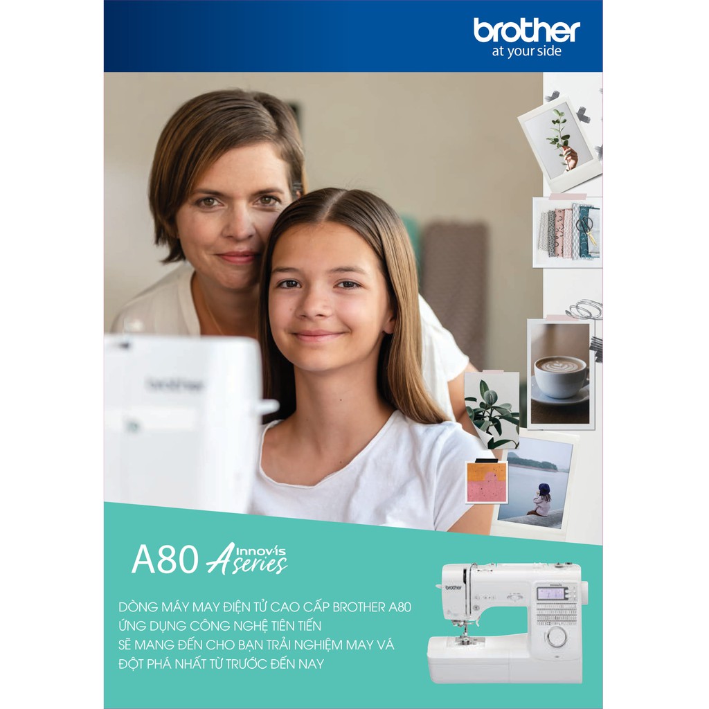 Máy May Điện Tử Brother A80 - Hàng Chính Hãng