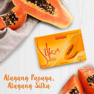 [ BÁNH TO 135G]Xà phòng Silka trắng da