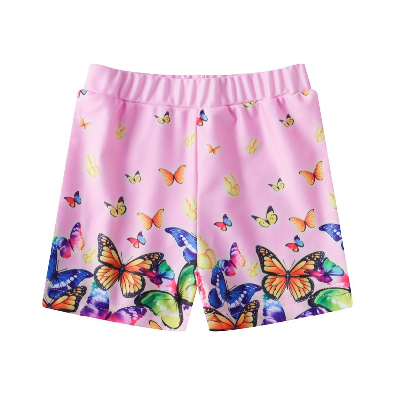 Bộ Đồ Bơi Kèm Nón Họa Tiết Hoạt Hình Anime Cho Bé Gái