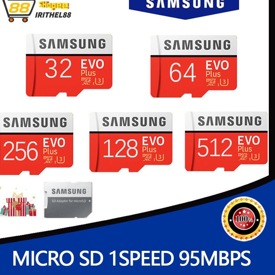 Thẻ Nhớ Microsd Tf Samsung Evo Plus 32g 64g 128gb 256gb 512gb Class10 U3 | BigBuy360 - bigbuy360.vn