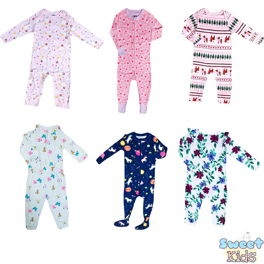 Bodysuit/body liền tất/sleep suit/đồ liền thân cho bé gái và bé trai giá rẻ, họa tiết đa dạng, mẫu ngẫu nhiên