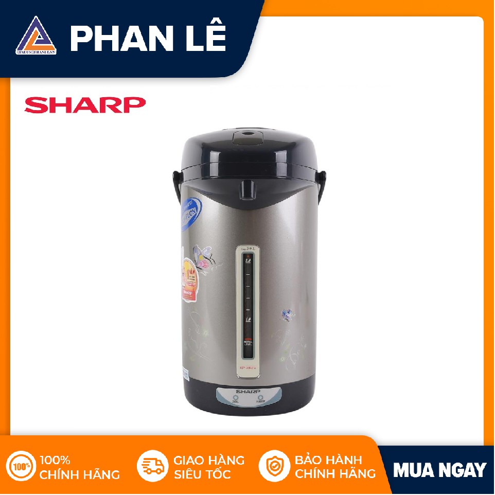 [Mã ELHADEV giảm 4% đơn 300K] Bình thủy điện Sharp KP-30STV