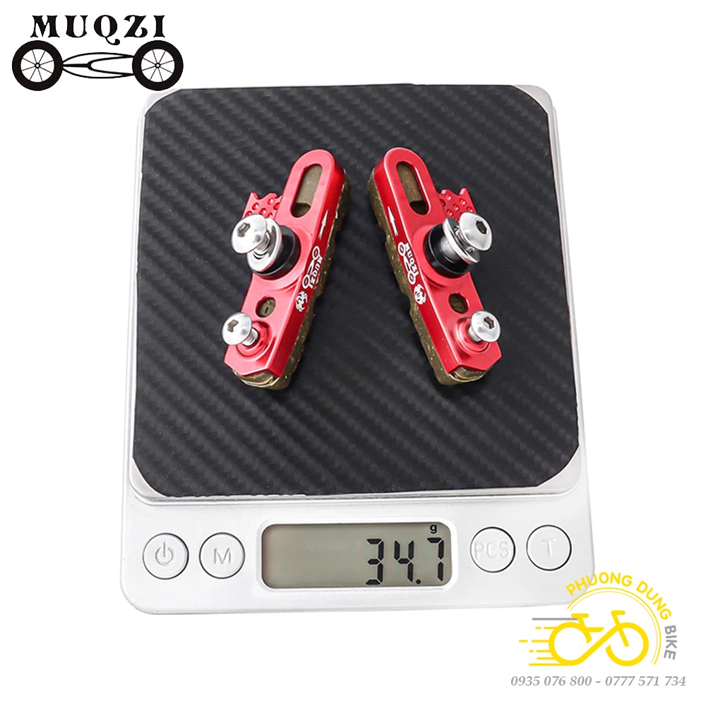 Cặp gôm phanh dành cho vành Carbon xe đạp MUQZI