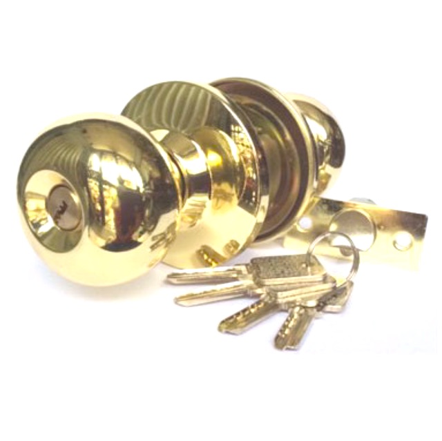 Khoá tay nắm tròn Lock màu vàng kim 5791PB