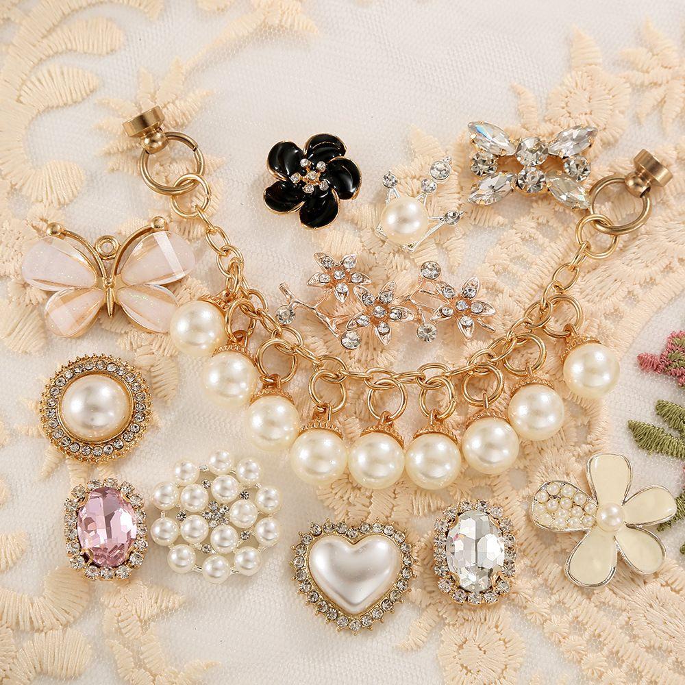 Kẹp Giày Lấp Lánh Cho Nữ|Đồ Trang Trí Dép Sandal Charms