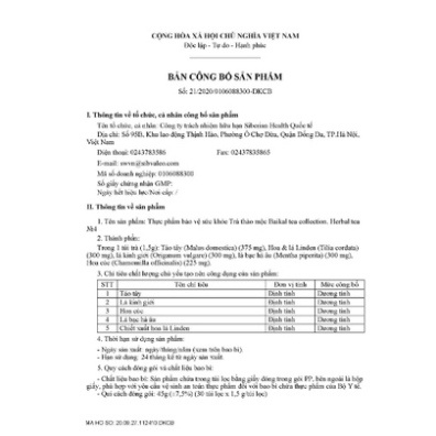 [Trà tăng sức đề kháng N4] Trà thảo mộc Siberian Baikal tea collection Herbal tea N4 - 30 gói - Date T12/2022