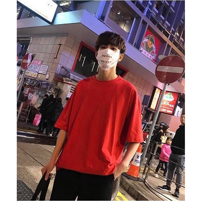 áo thun tay lỡ nam &amp; nữ FOME RỘNG chất thun xịn 4T12