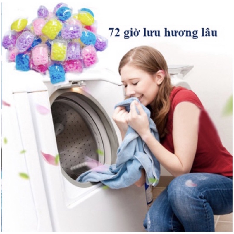 Combo 5 Gói Hạt Giặt Xả Lưu Hương Thơm.